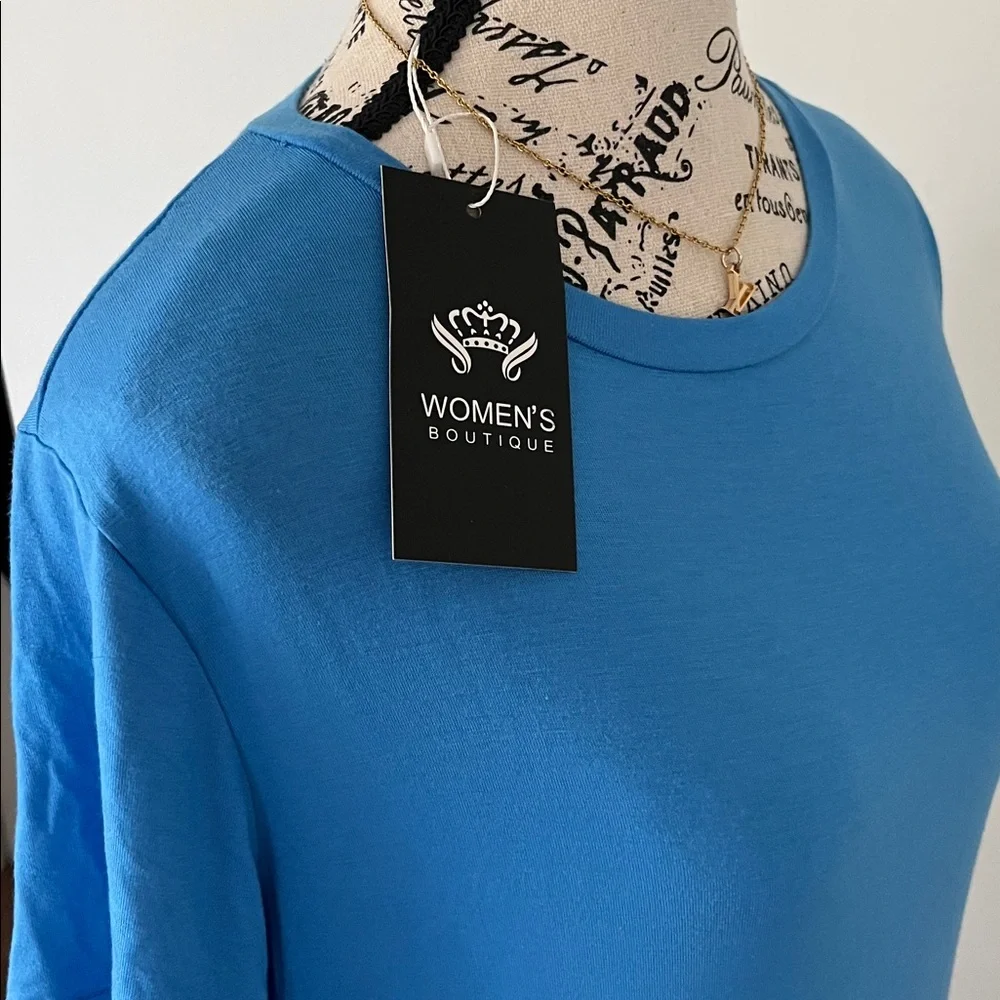 💗Blue Women's Dress - Picture 5 of 11